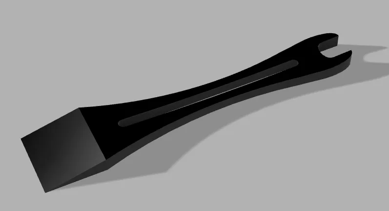 Công cụ spatula nhỏ kèm khóa mở 10mm