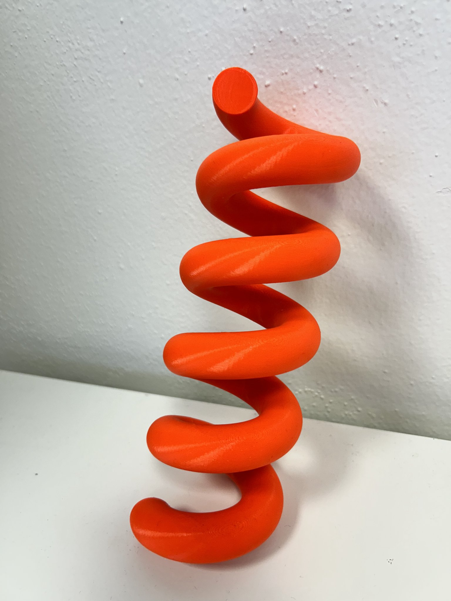 Lò xo cuộn 20 cm in 3D từ PETG