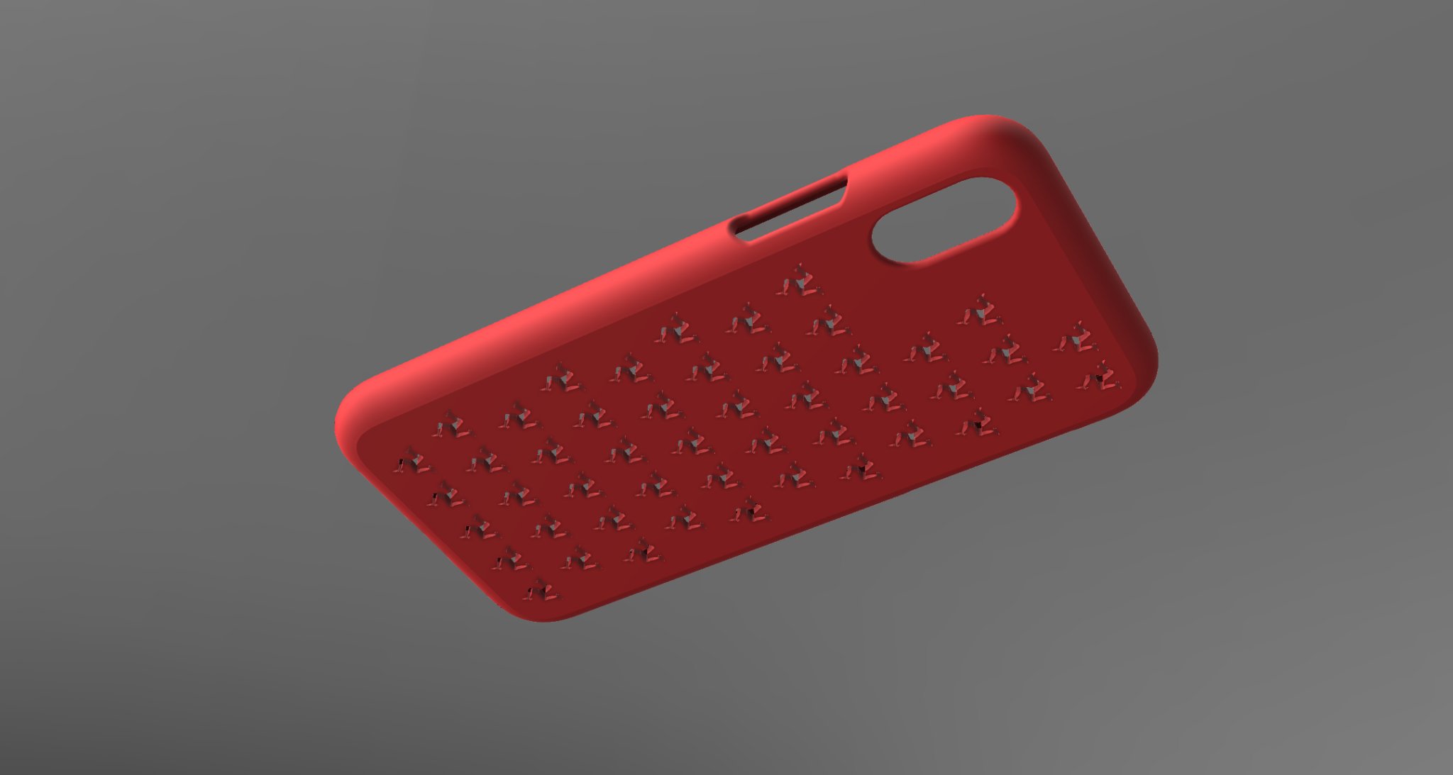 Ốp lưng iPhone XS với họa tiết Triskelion Manx