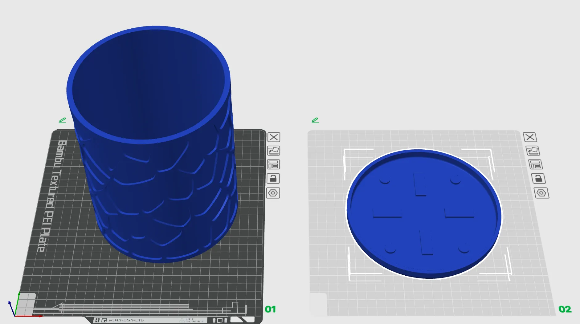 Chậu cây Voronoi và đế kèm theo