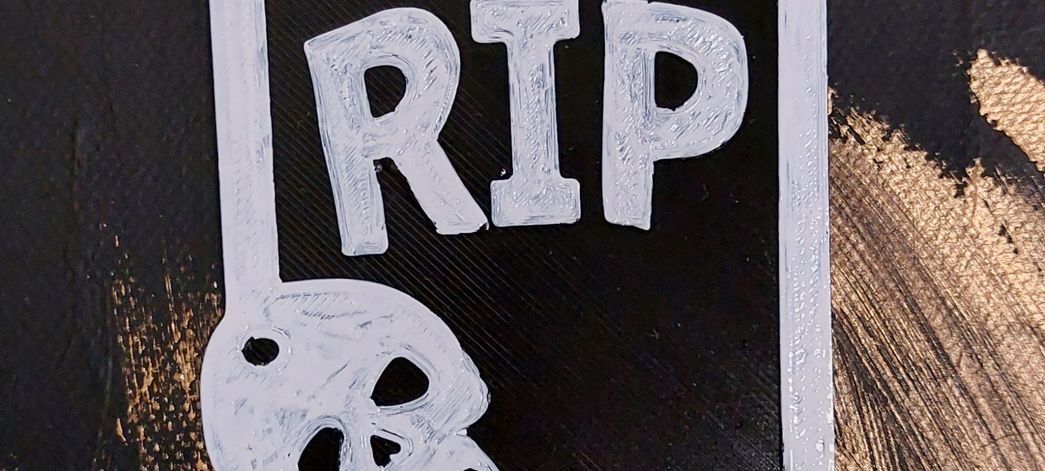 Bảng đá trang trí Halloween cho nghĩa trang