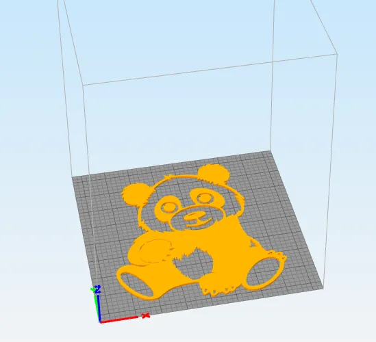Trang trí tường với gấu trúc dễ thương