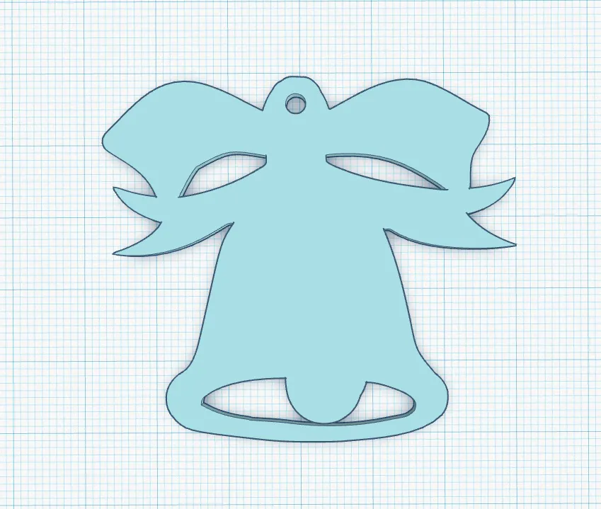 Đồ trang trí hình chuông dễ in cho mùa lễ hội