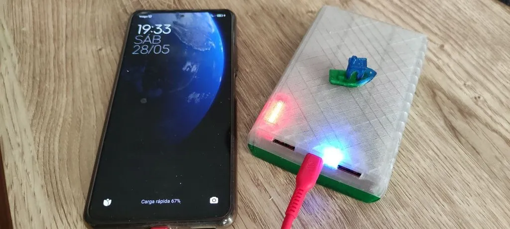 Vỏ sạc dự phòng USB-C PD từ PET tái chế