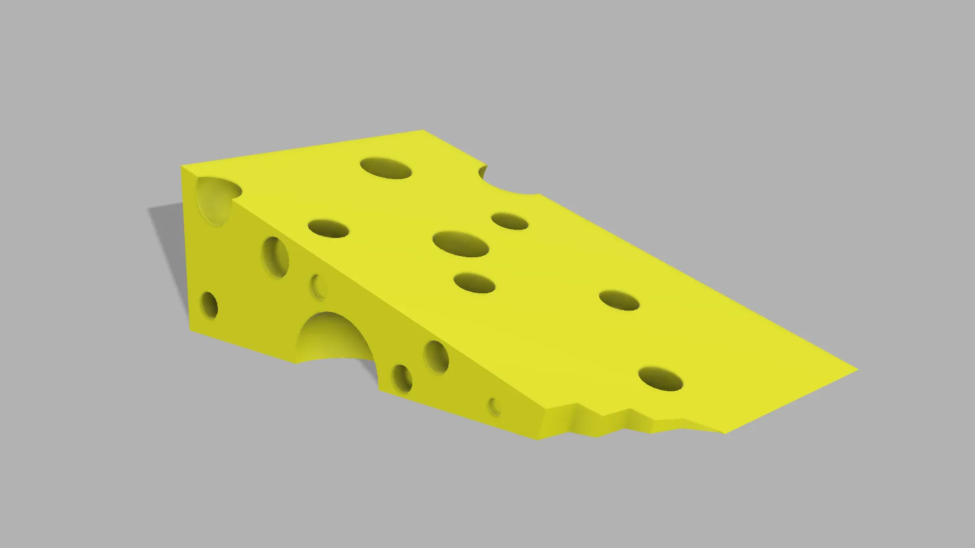 Kẹp cửa hình phô mai với dấu cắn độc đáo