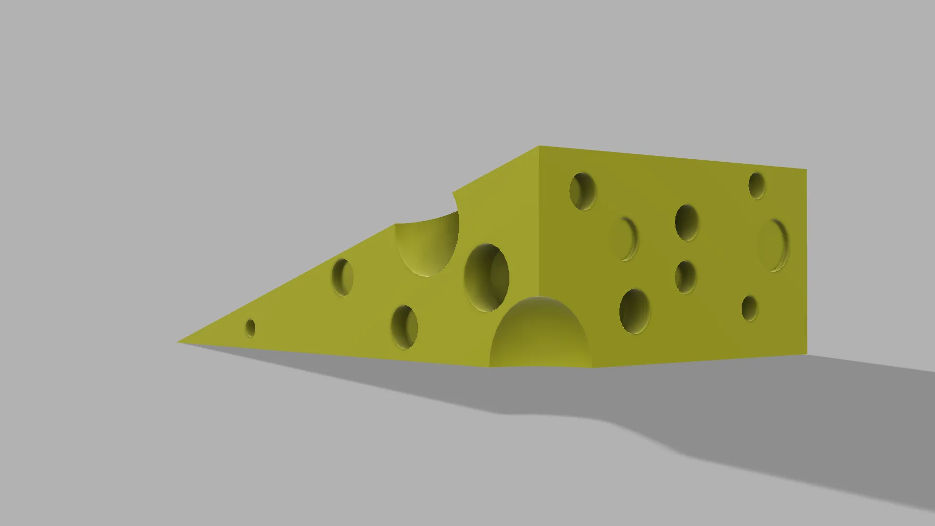 Kẹp cửa hình phô mai với dấu cắn độc đáo