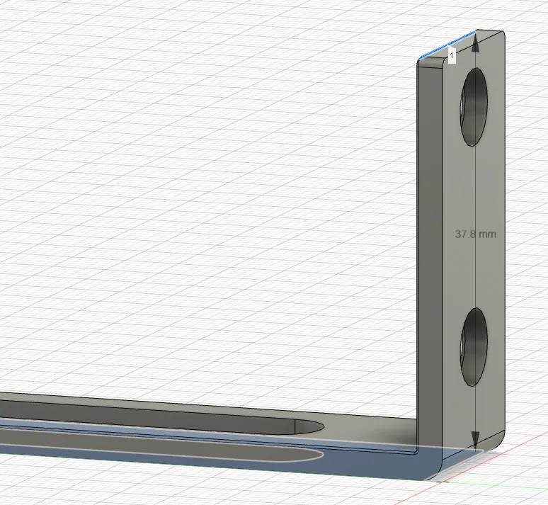 Góc điều chỉnh với lỗ dọc 99mm*38mm*16mm dày 2.5mm