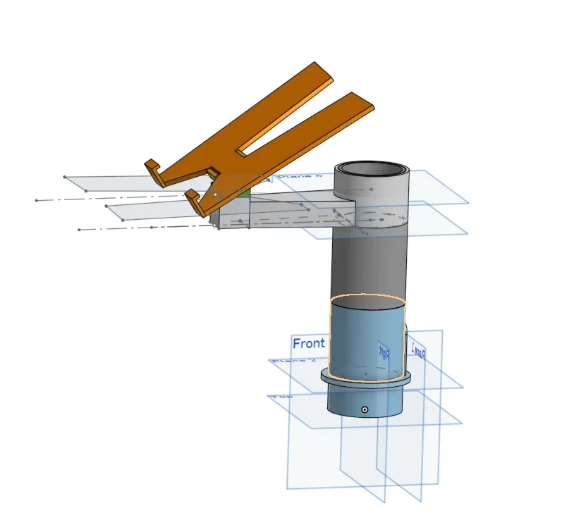 Giá đỡ laptop cho bàn với lỗ cáp tiện lợi