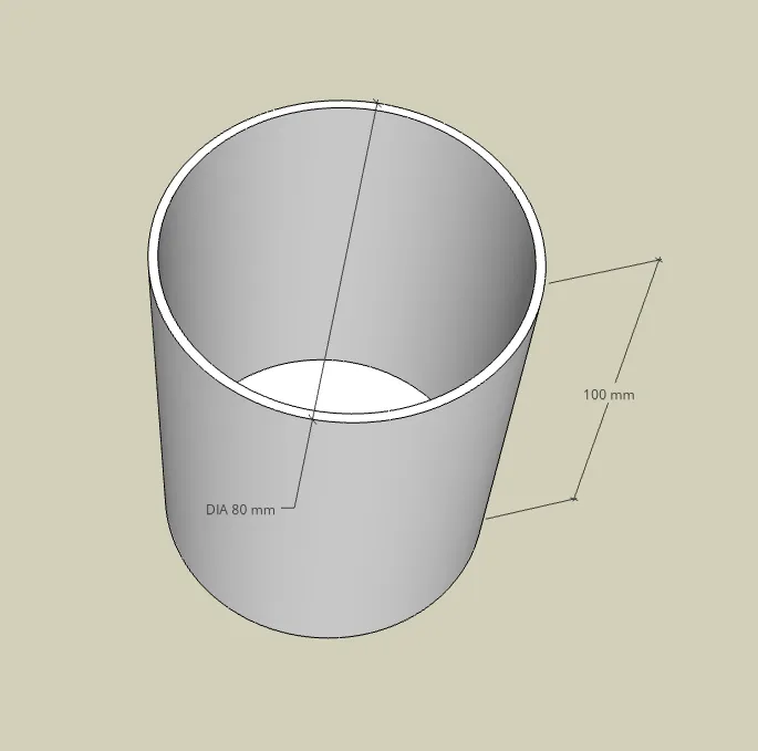 Cốc đánh răng đơn giản cho nhà tắm