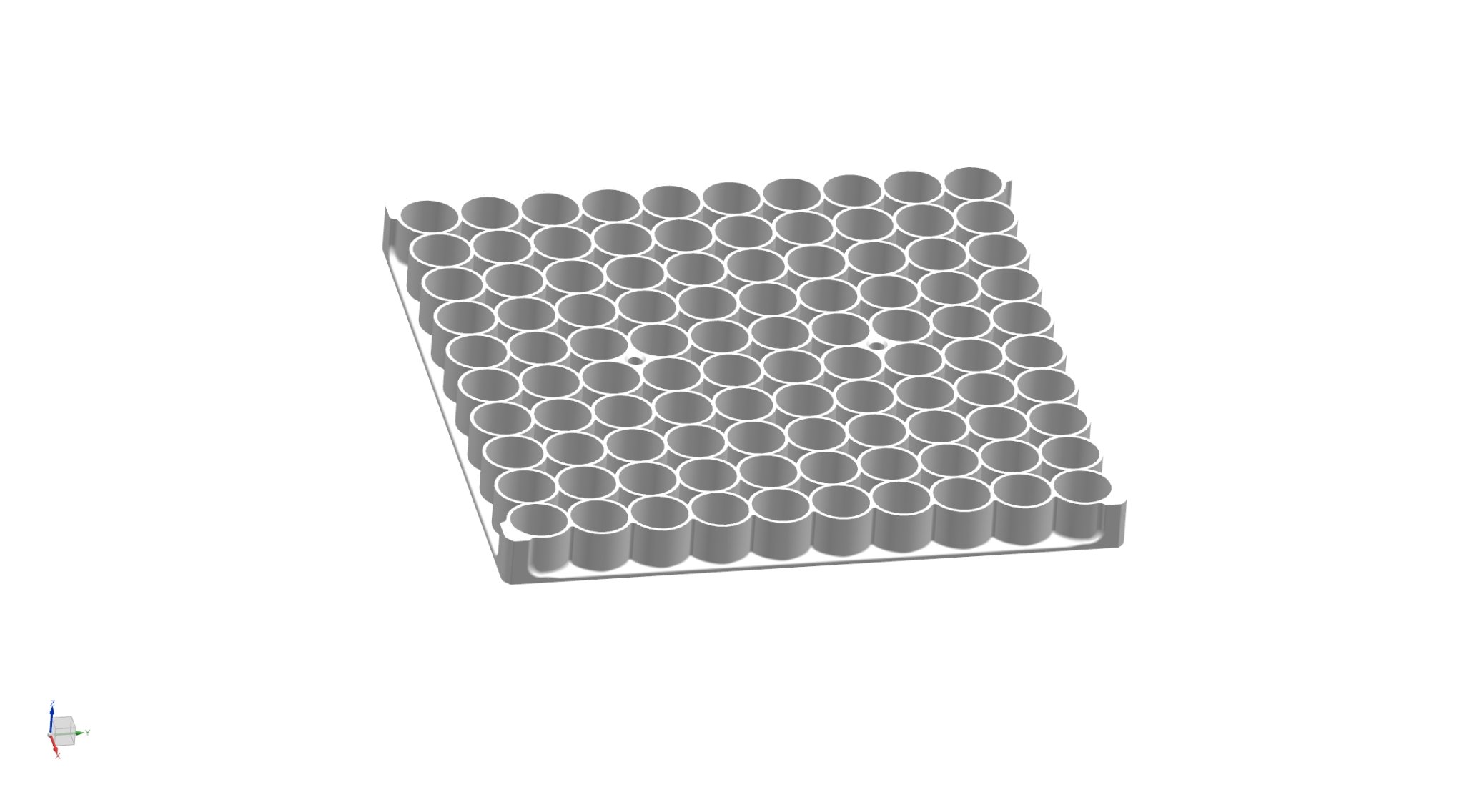 Giỏ chứa 100 pin 18650 cho dự án DIY