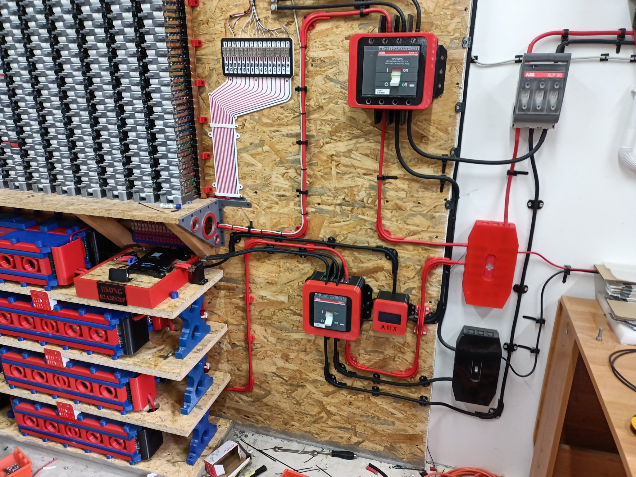 Bộ giá đỡ dây điện 35mm cho hệ thống lưu trữ năng lượng