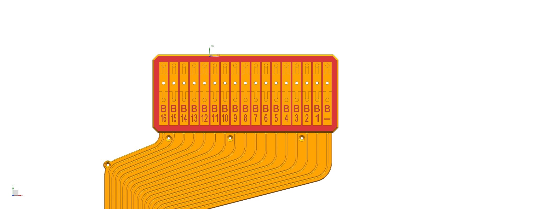 Bảng phân phối BMS cho hệ thống 16s với cầu chì và nắp che