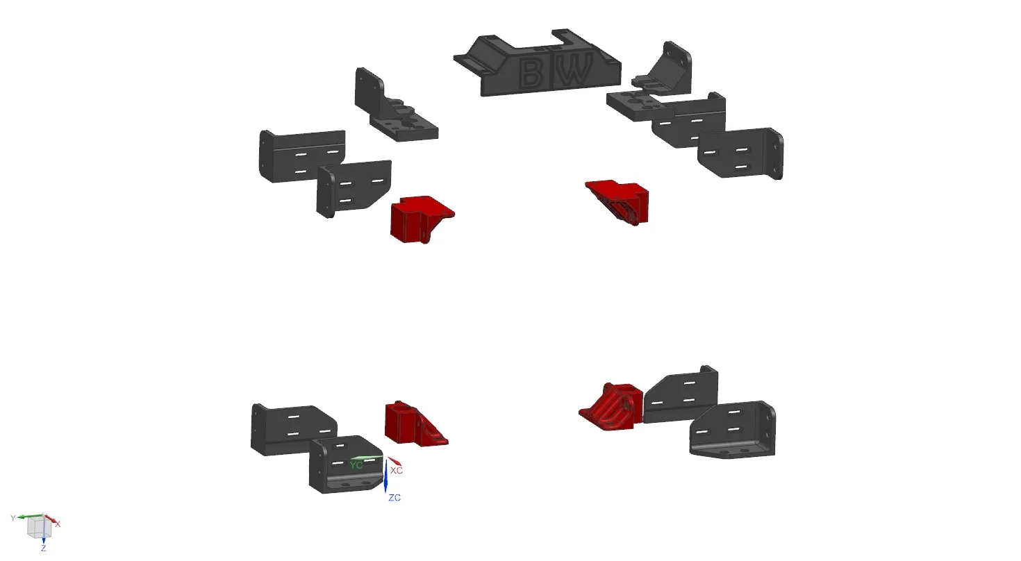 Bộ kit di dời dây đai trục Z cho TEVO Black Widow