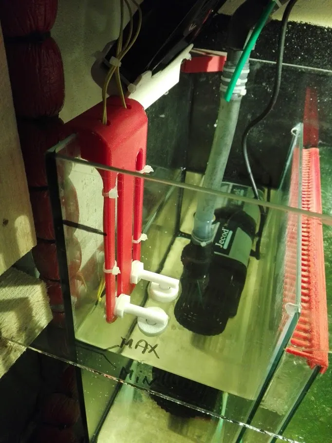 Tay cầm tự động tiếp nước cho bể cá gắn kính