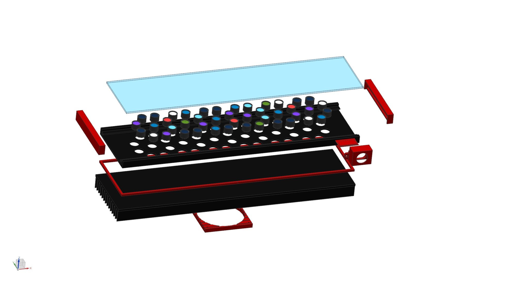 Đèn LED DIY 150W cho bể cá san hô