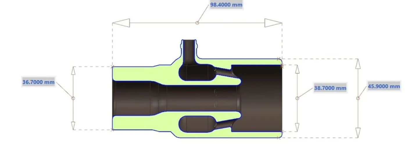 Béc phun Venturi Jebao DC 3000/4000 (V2) - Hai ống dẫn khí