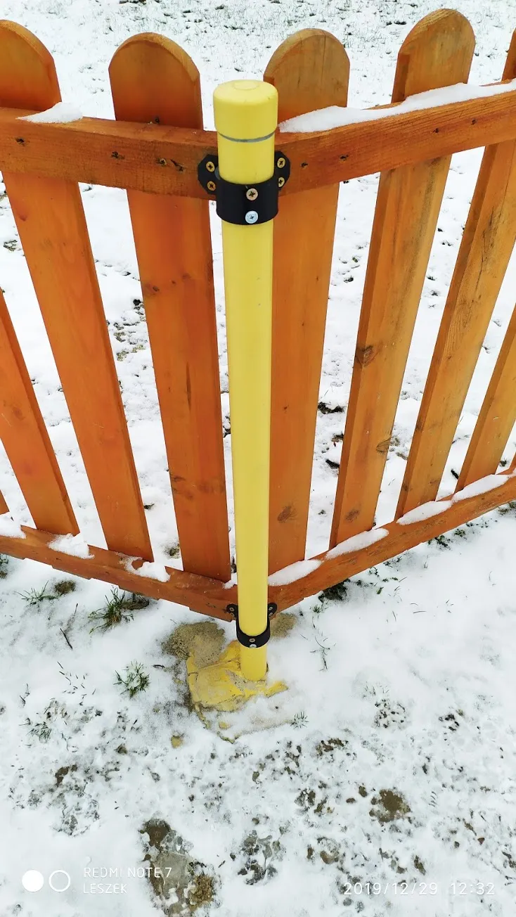 Bộ giá đỡ cho hàng rào gỗ với cột 48mm