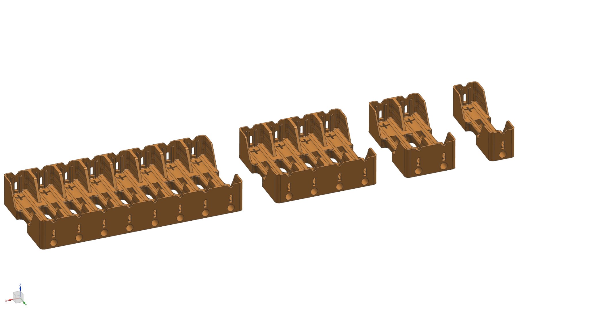 Giá đỡ pin 18650 với không gian cảm biến nhiệt độ DS18B20