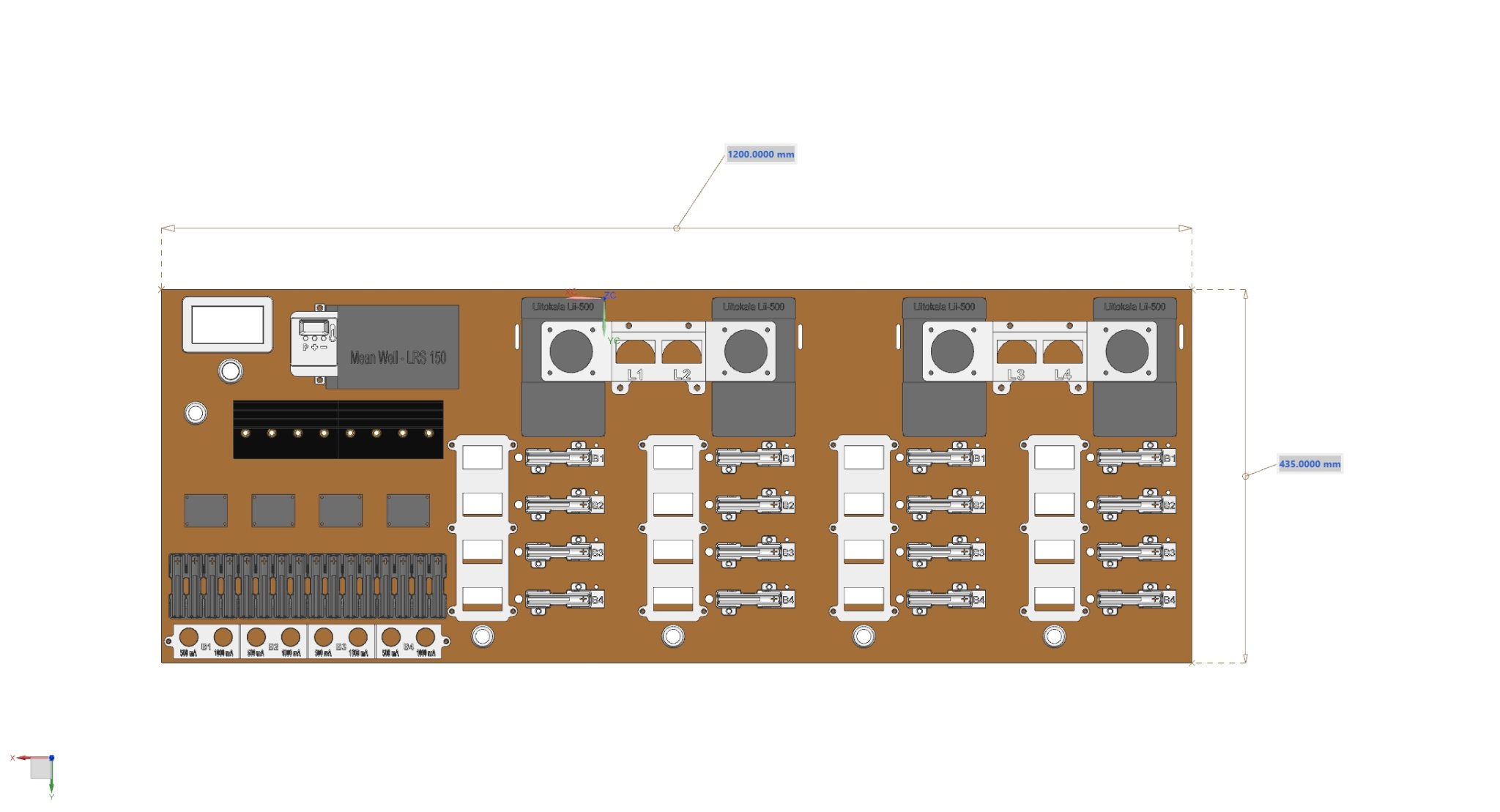 Giá đỡ thử nghiệm cho pin 18650 sử dụng Litokala Li 500