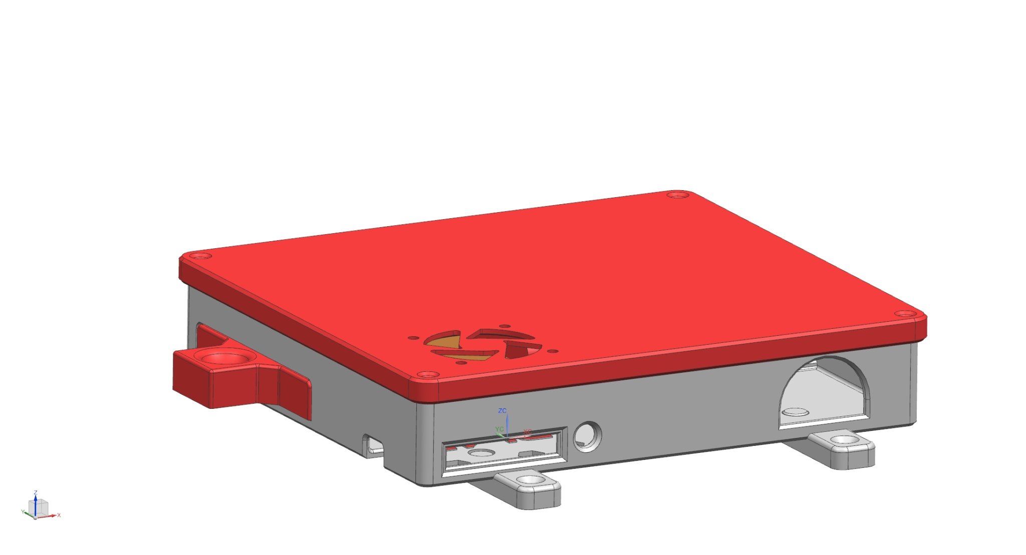 Vỏ hộp cho Raspberry Pi 4B với ổ cứng SATA 2.5 inch