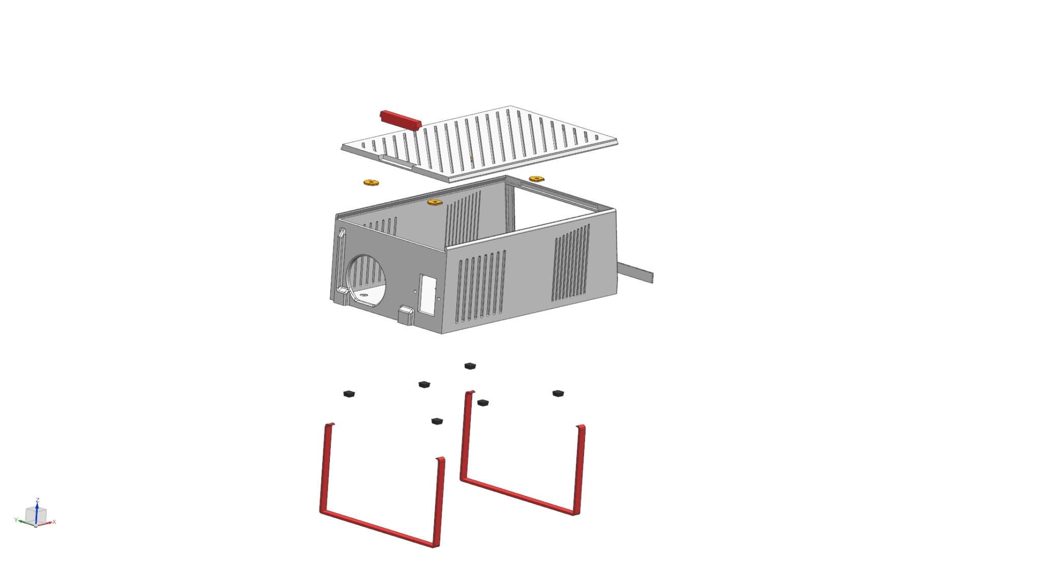 Hộp nguồn cho Riden RD6012 với thiết kế tùy chỉnh 800W