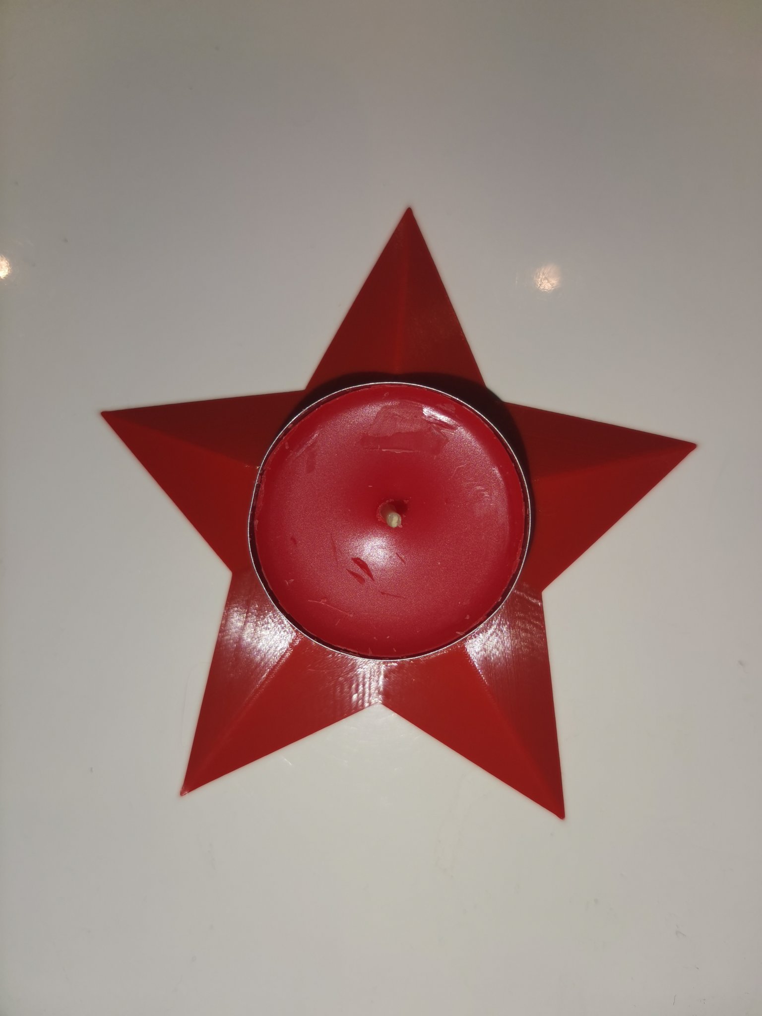 Giá đỡ nến hình sao cho mùa Giáng Sinh