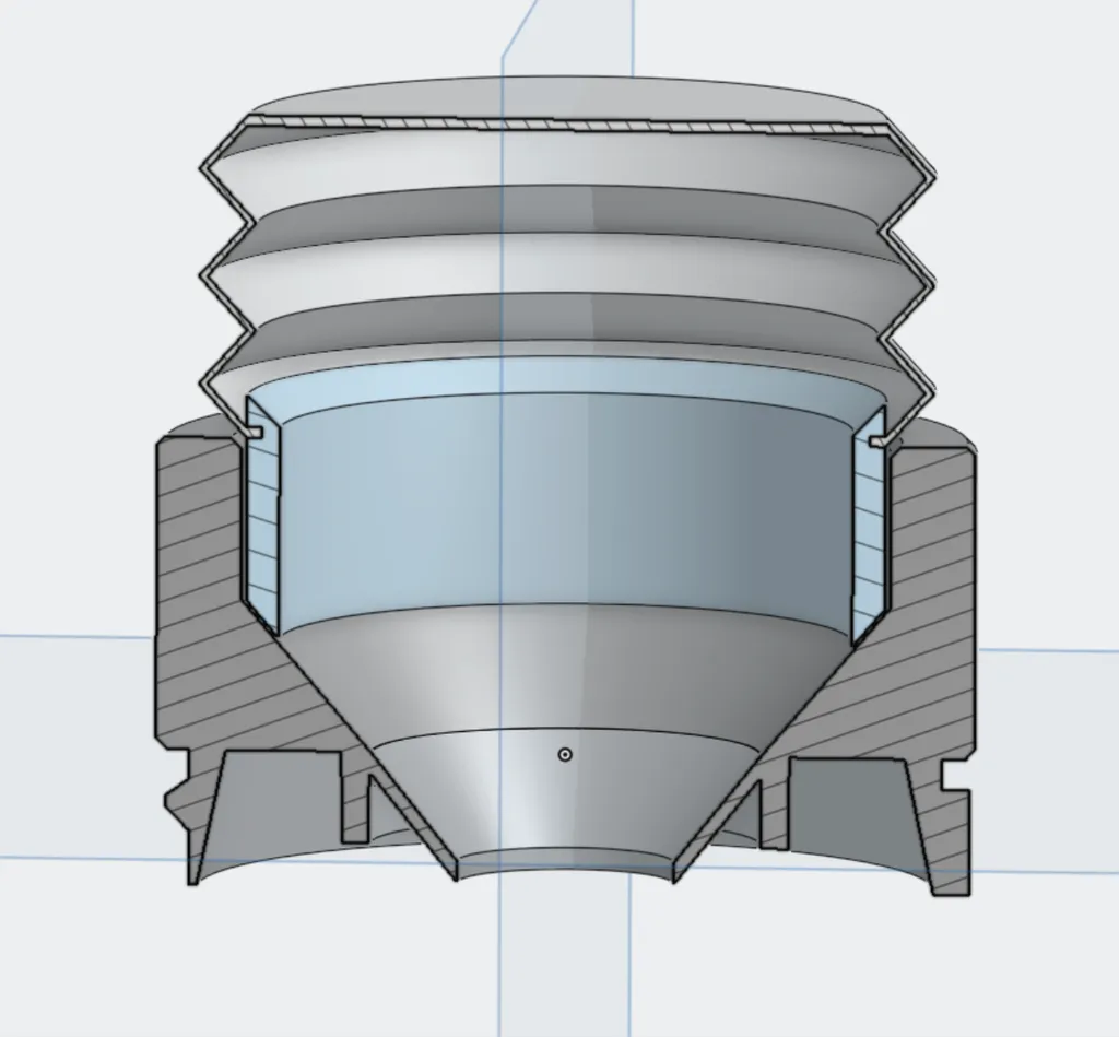 Hopper định lượng đơn cho Baratza Vario/Forte với bellows