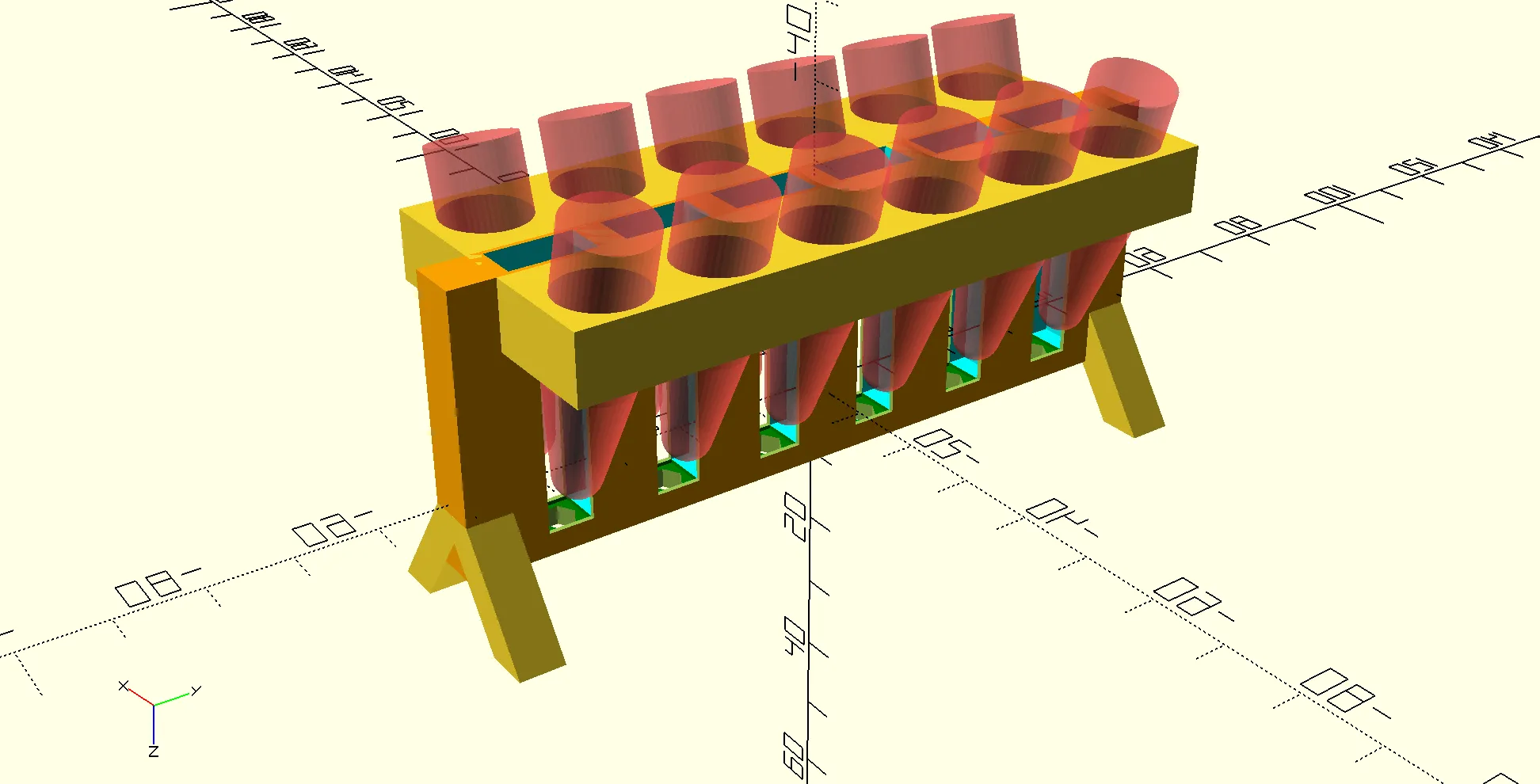 Giá đỡ từ tính mở cho ống ly tâm 1.5mL/200μl