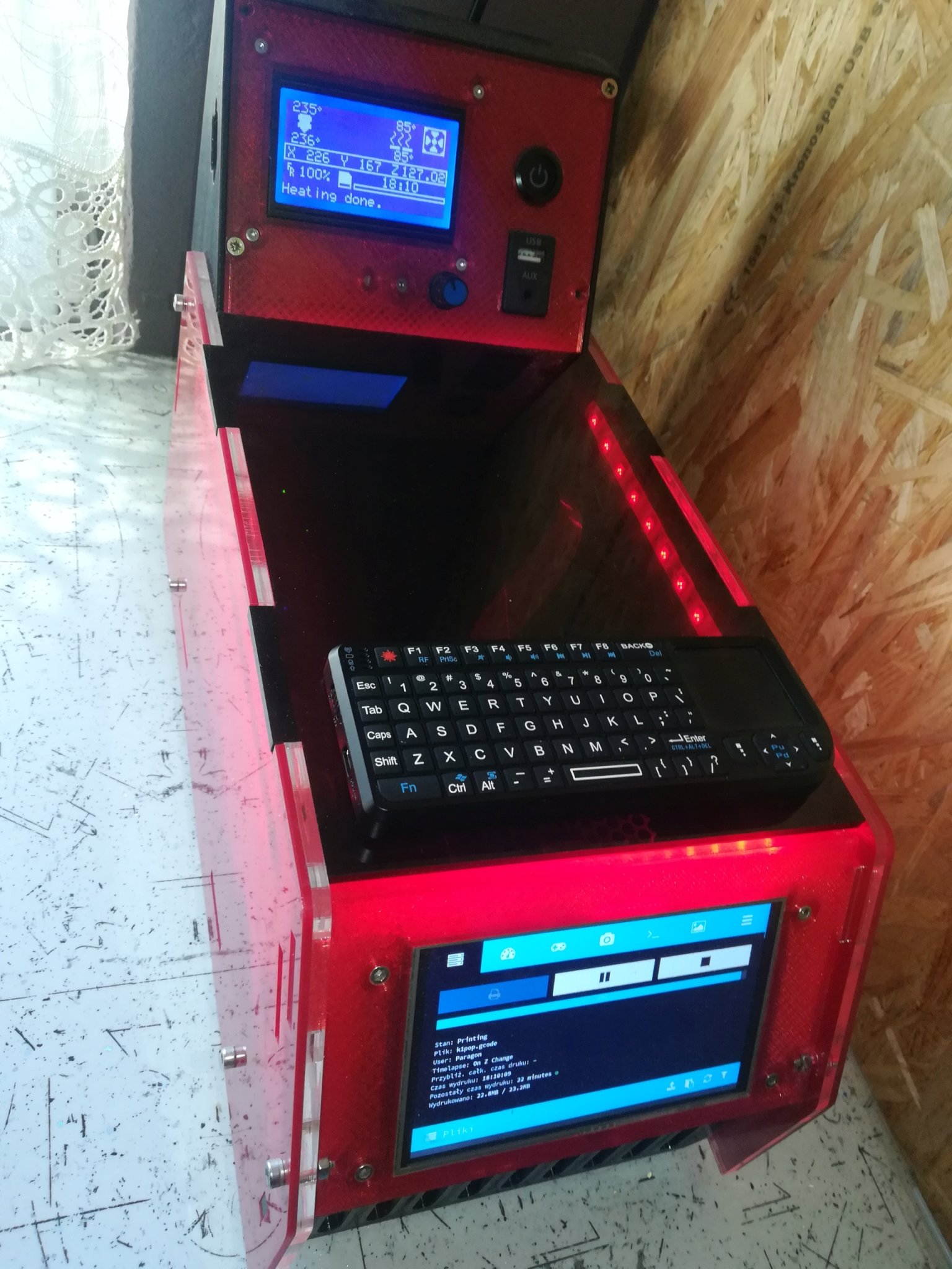 Hộp tái chế cho máy in 3D Tevo Black Widow