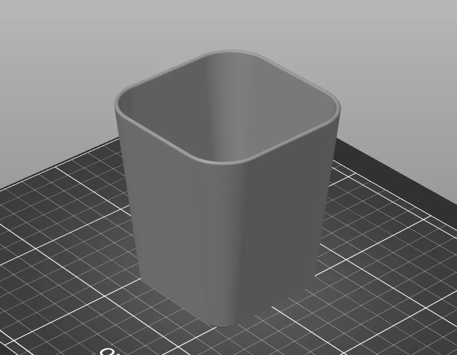 Cốc đánh răng hình vuông tiện lợi cho gia đình