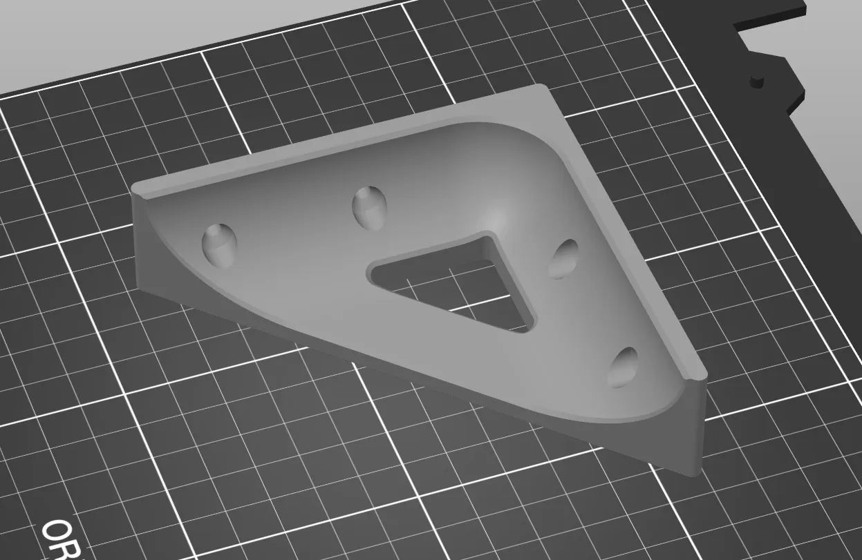 Giá đỡ góc cho bàn in gỗ chắc chắn