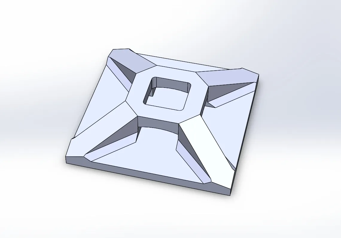 Đế dây buộc cáp Serflex kích thước 20mm x 5mm