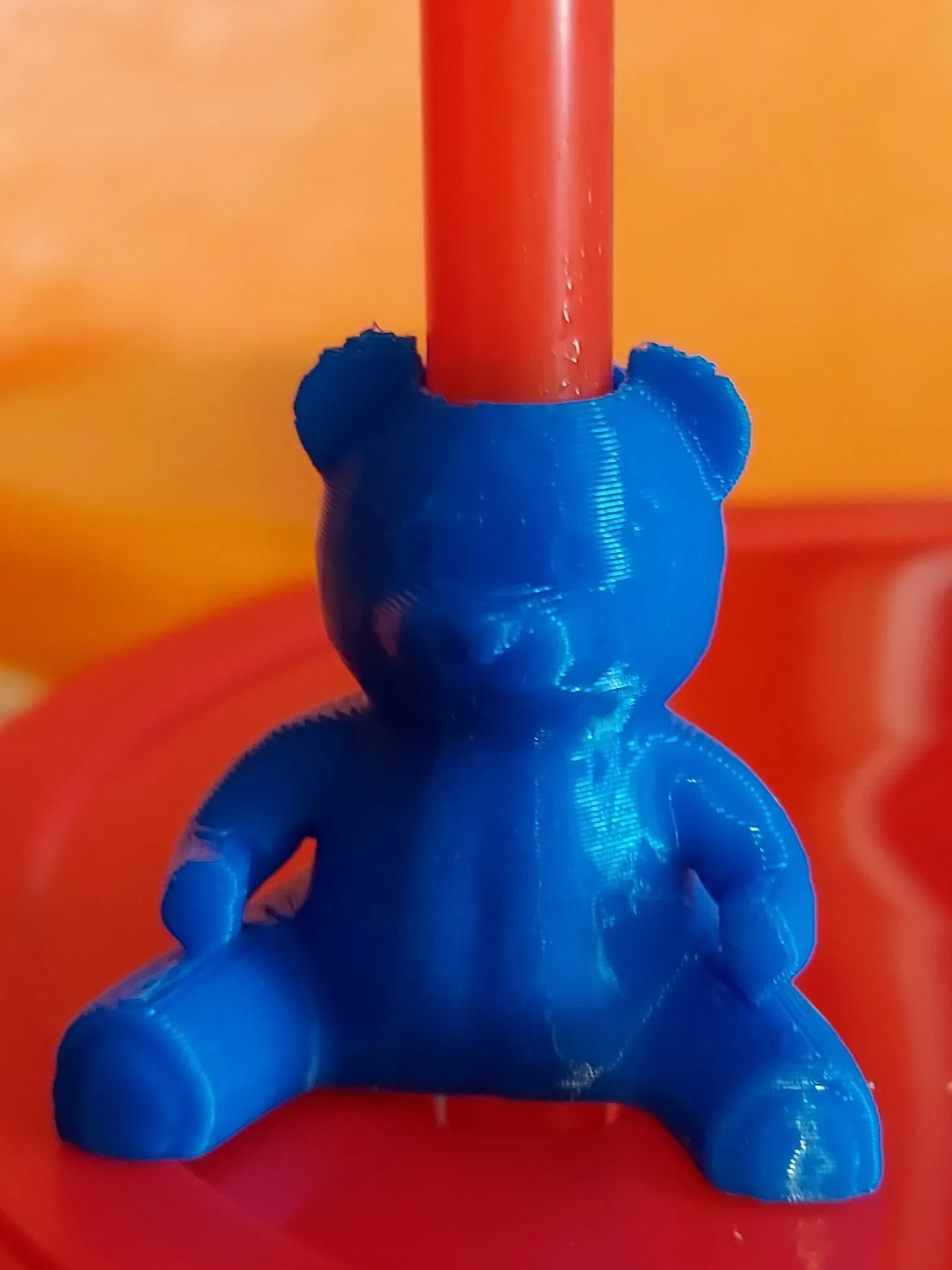 Nắp ống hút hình gấu dễ thương