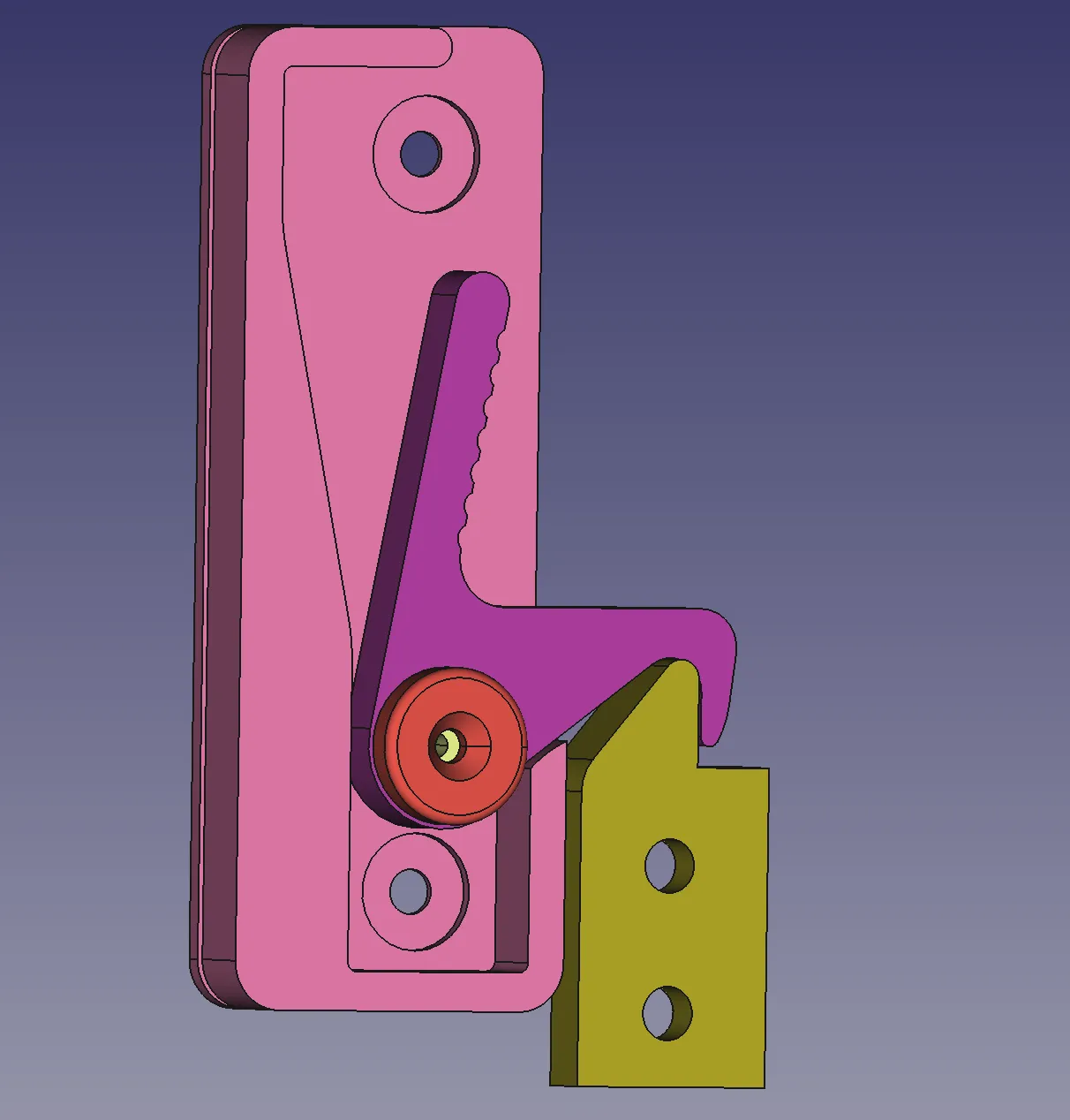 Chốt cửa trượt có thể mở từ cả hai phía