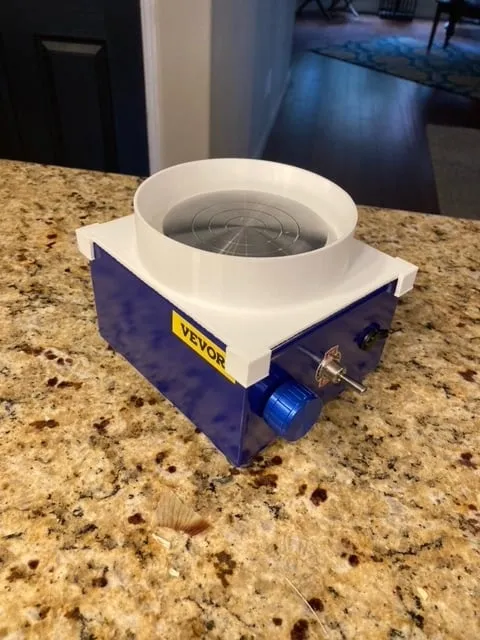 Giá đỡ chống bắn cho máy xoay gốm mini Vevor 30W