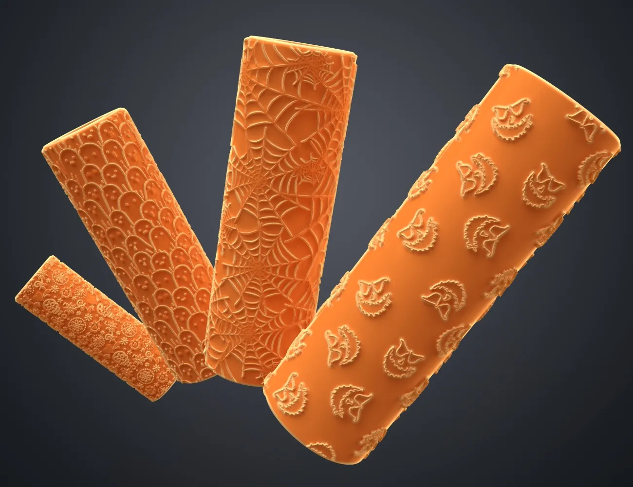 Bánh quy Halloween với bộ con lăn và con dấu độc đáo