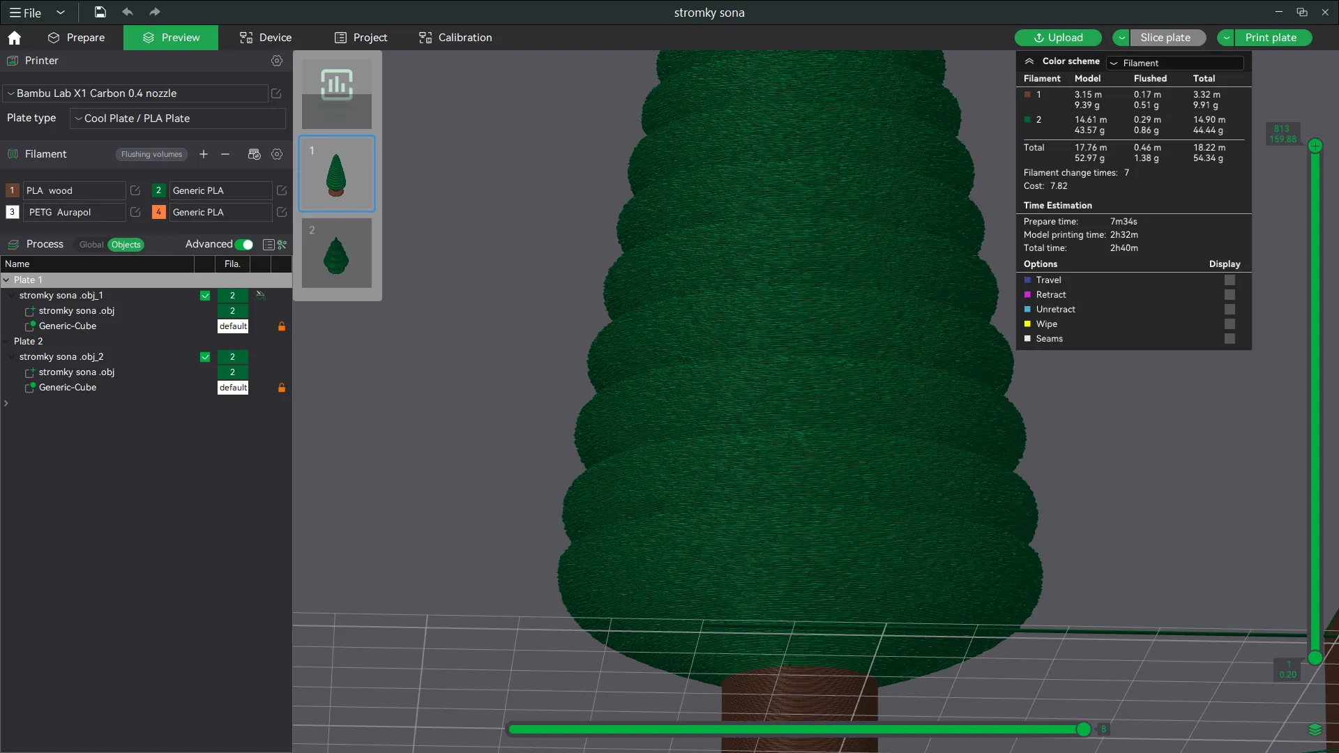 Cây thông Giáng sinh trang trí cho trò chơi mini