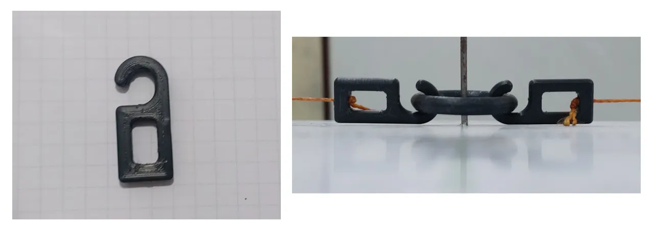 Giá đỡ gancho và anel cho thực hành Mesa de Forças