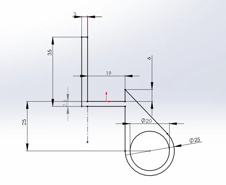 Tay nắm cửa tủ cho cửa dày 12 mm - 20 mm