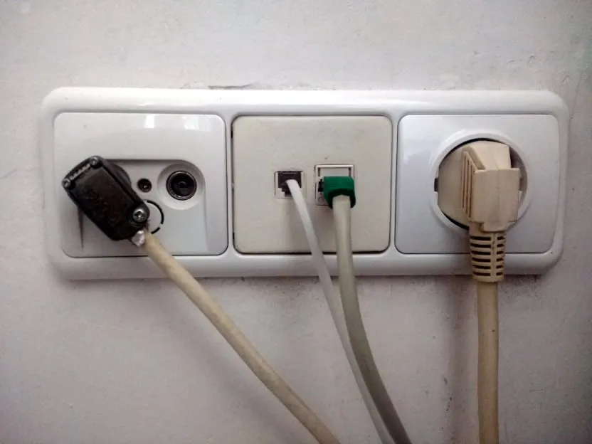 Nắp che ổ cắm tường RJ11 RJ45 tùy chỉnh