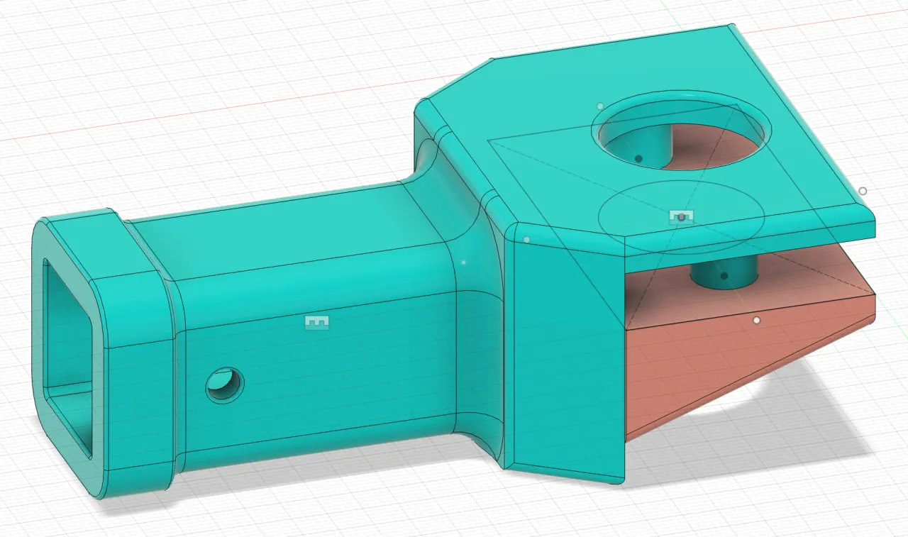 Giá đỡ trung tâm cho máy in Tronxy X5SA-500 Pro