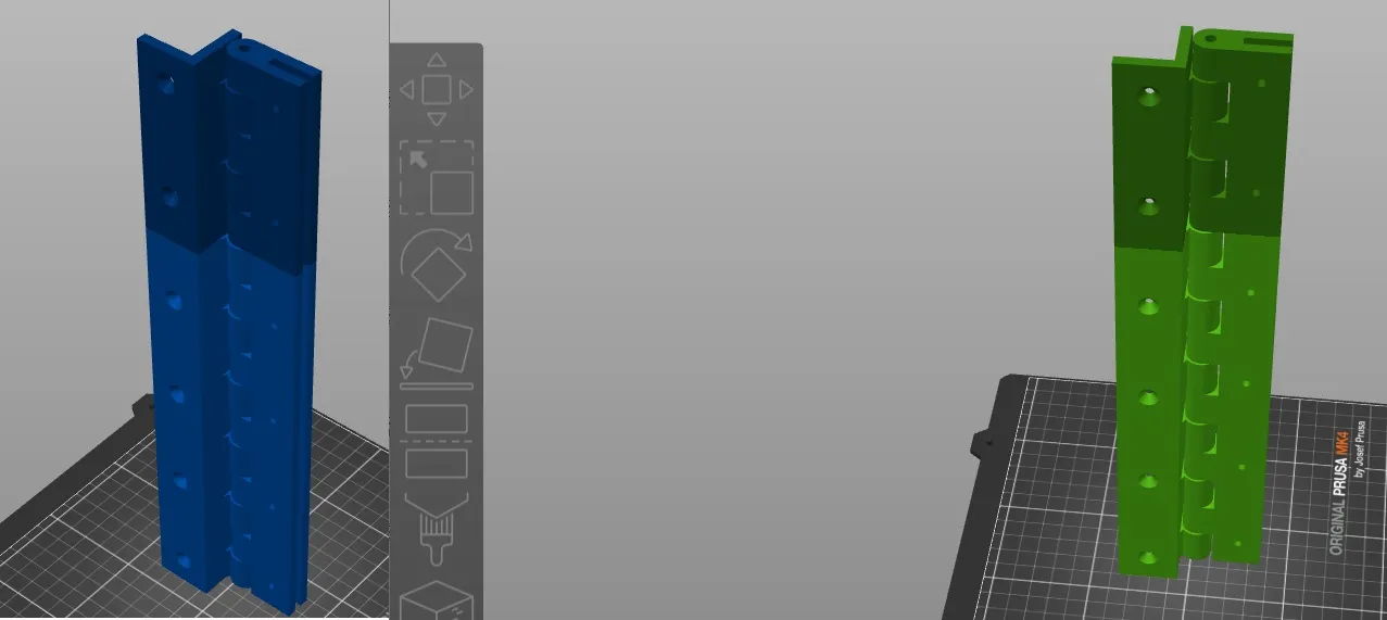 Bản lề cho plexiglas lật cho chuồng chó