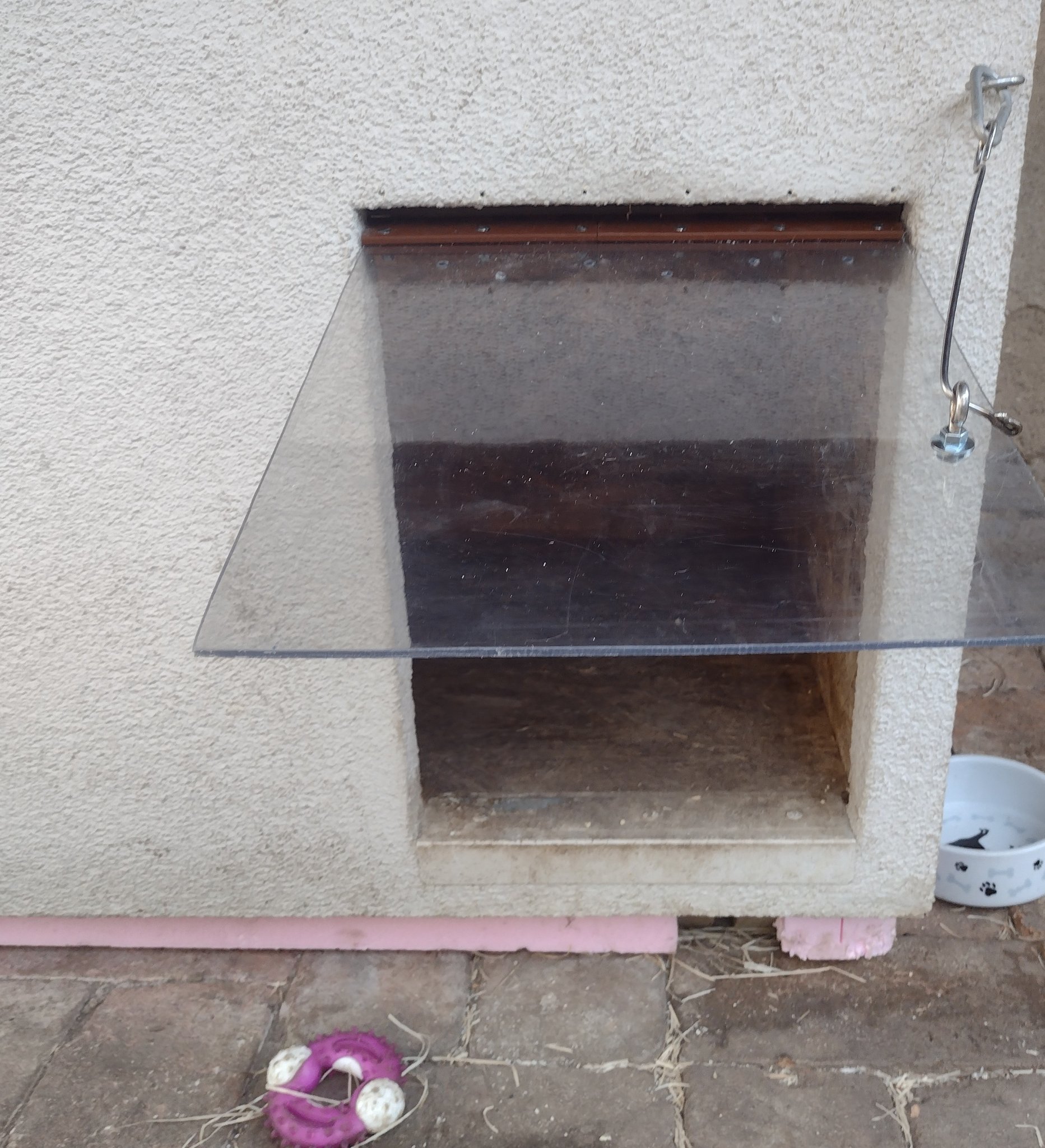 Bản lề cho plexiglas lật cho chuồng chó