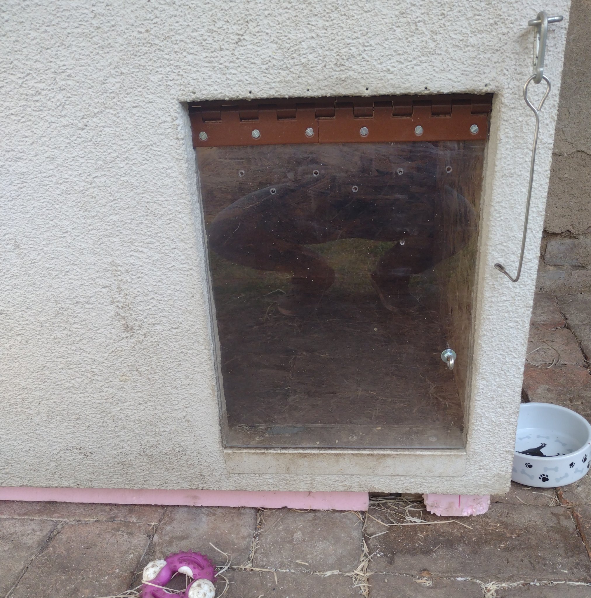 Bản lề cho plexiglas lật cho chuồng chó