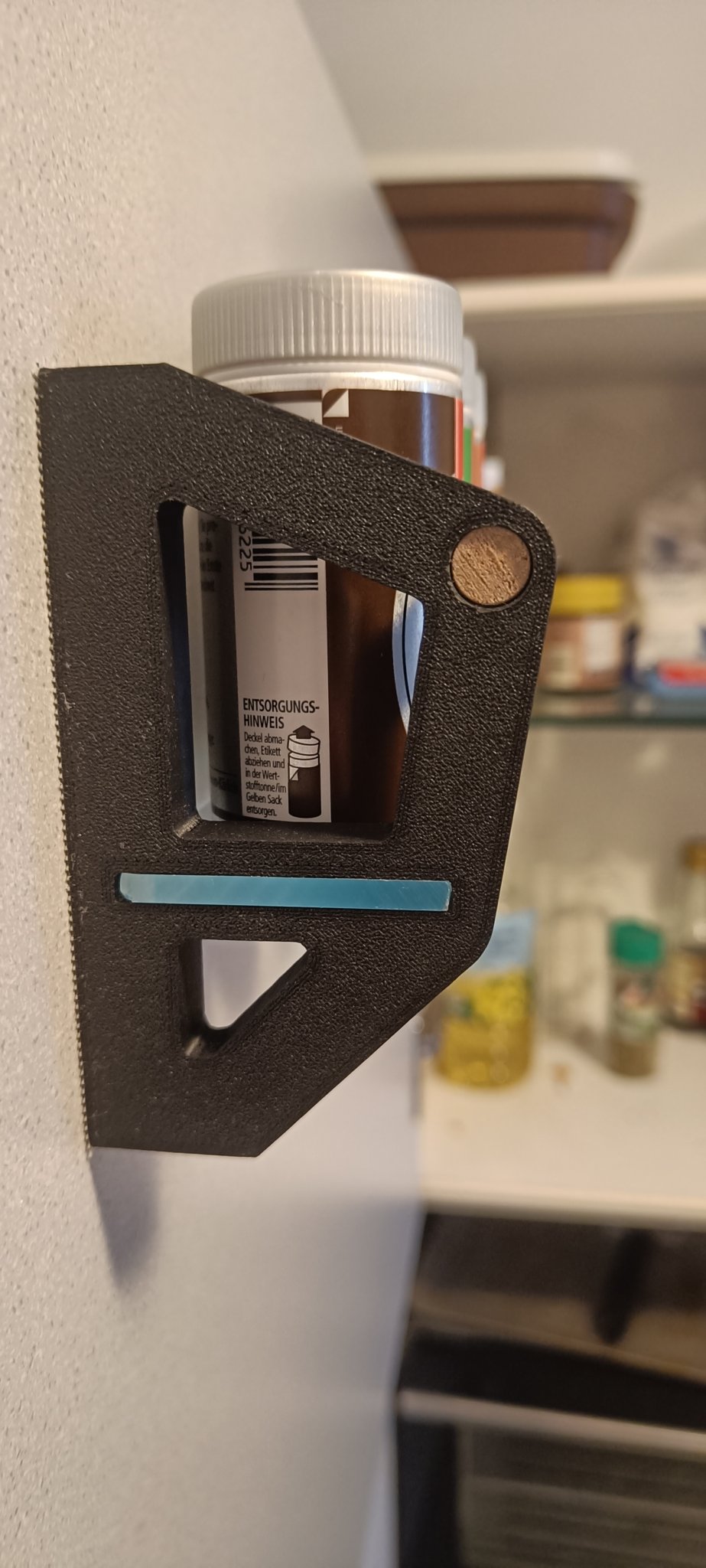 Giá đỡ gia vị bằng plexiglas và gỗ ấn tượng