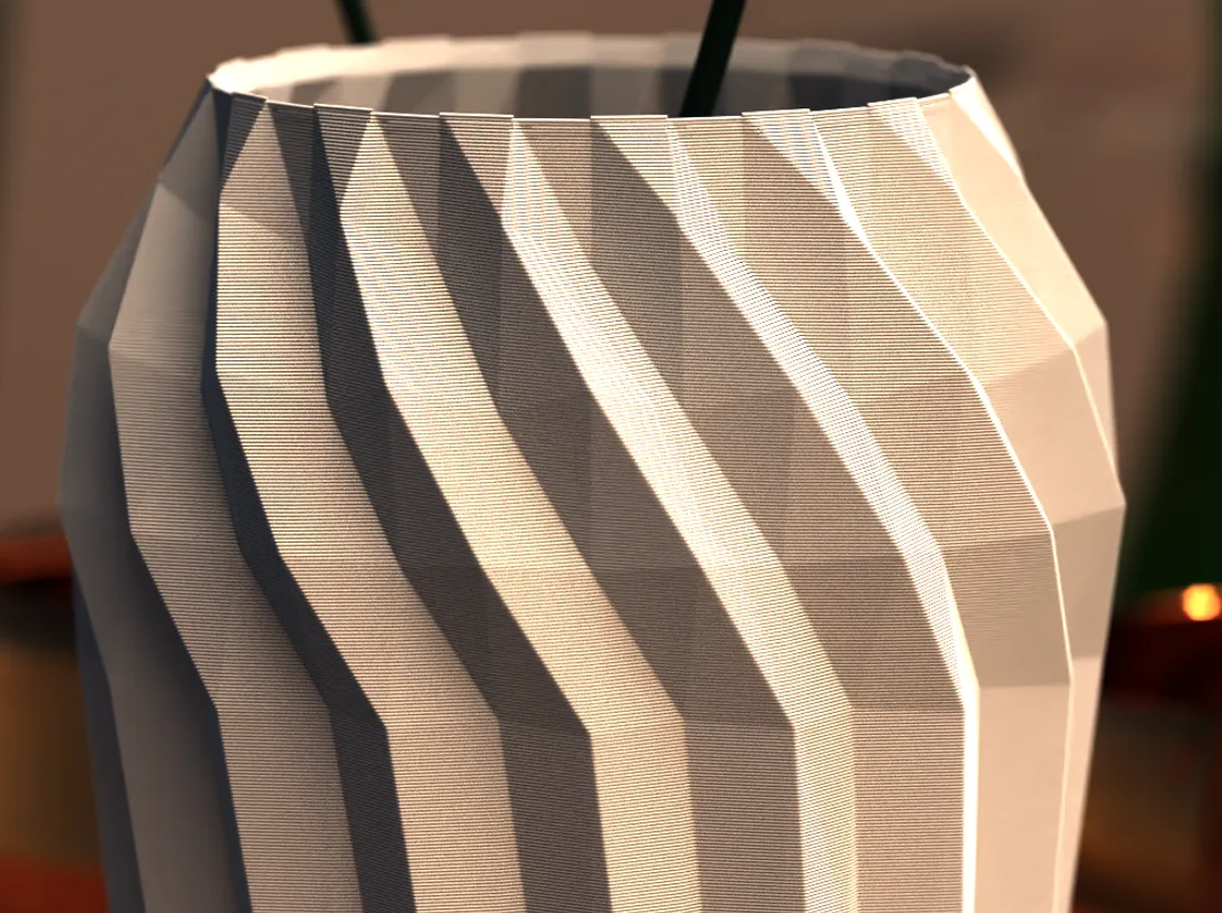 Bình hoa hình học hiện đại đa năng và bền chắc