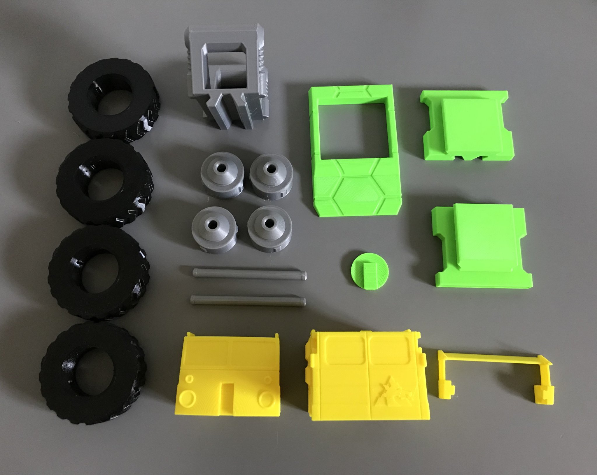 Xe tải quái vật Mini Party Wagon của TMNT