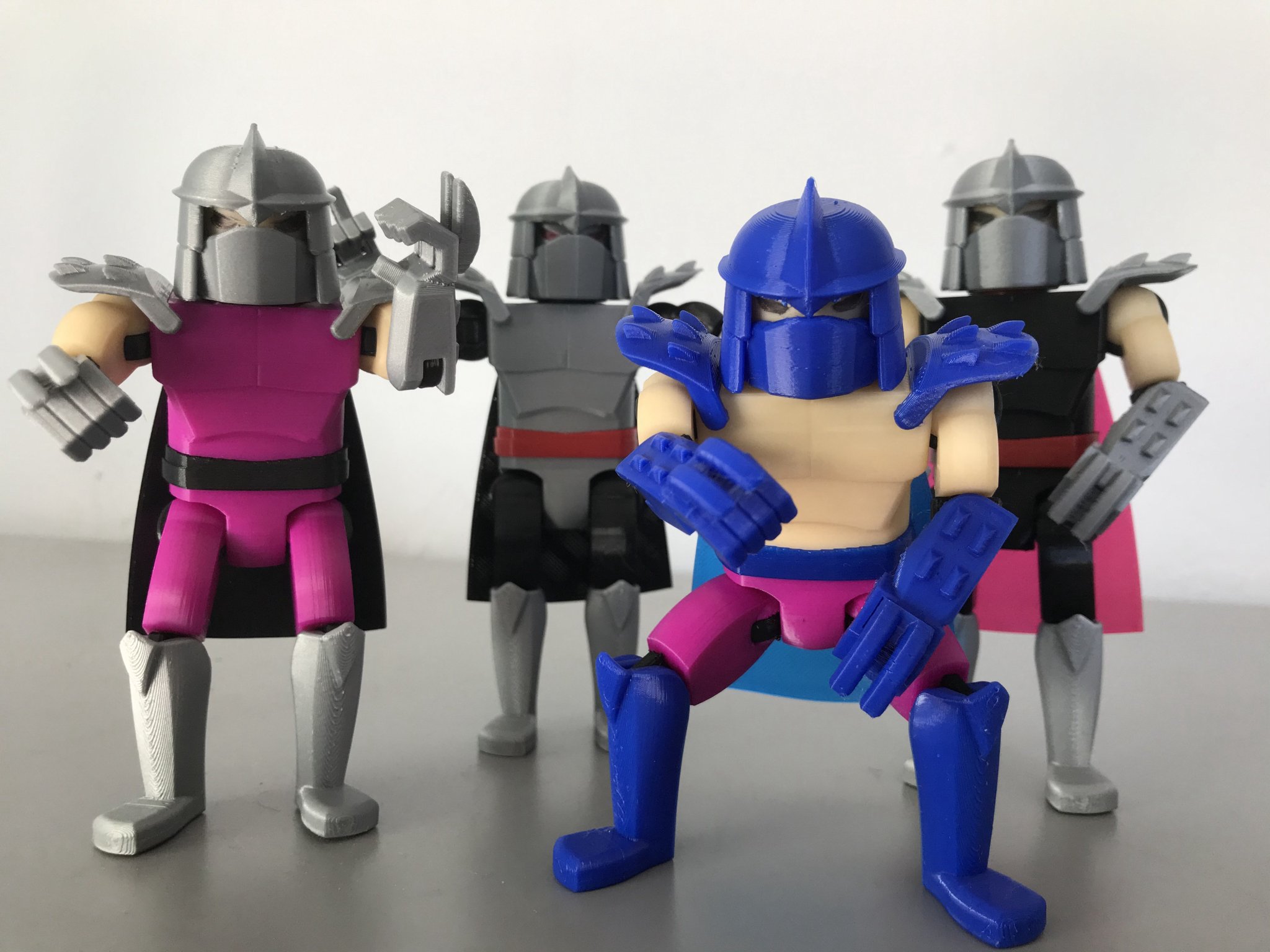 Hình nhân The Shredder trong bộ sưu tập TMNT Vol. III