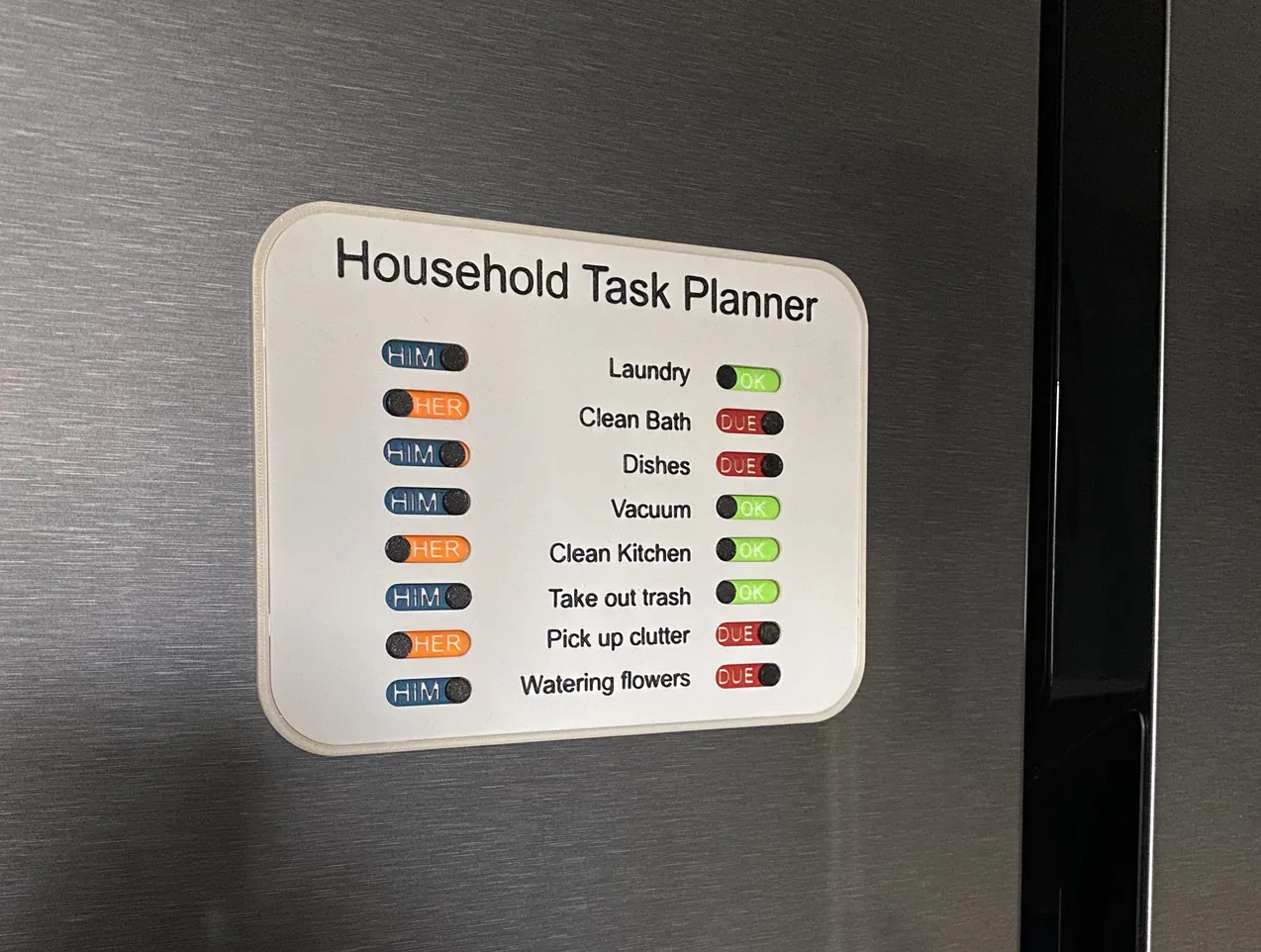 Kế hoạch công việc gia đình tiện lợi và thông minh