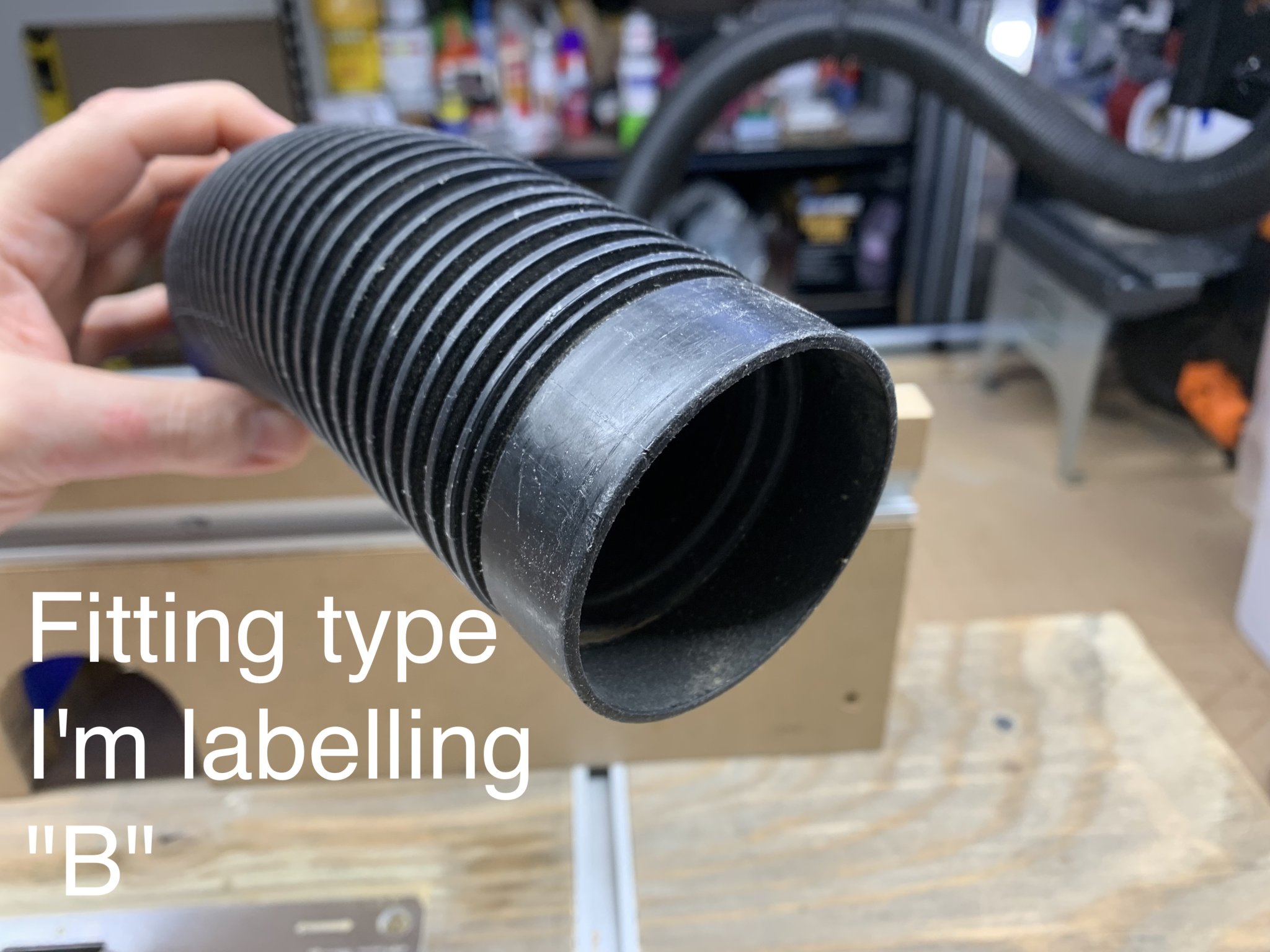 Cổng thu bụi (v1.0) cho bàn router DIY sử dụng ống 2.5